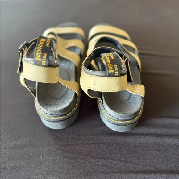 Dr. Martens Beige Strap Sandals - Picture 2 of 4